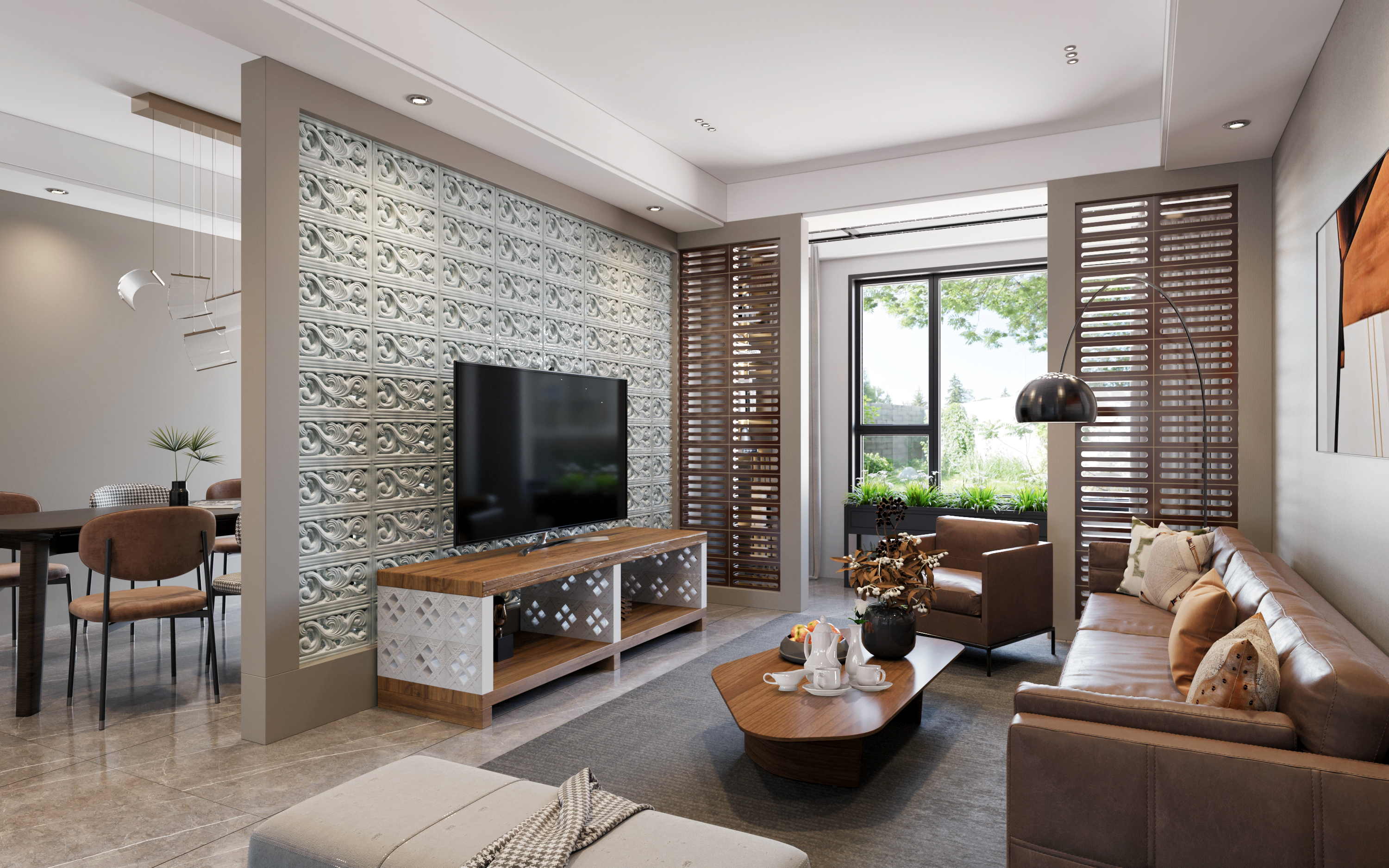 Living Room & Corridor Natural Ventilation Wall